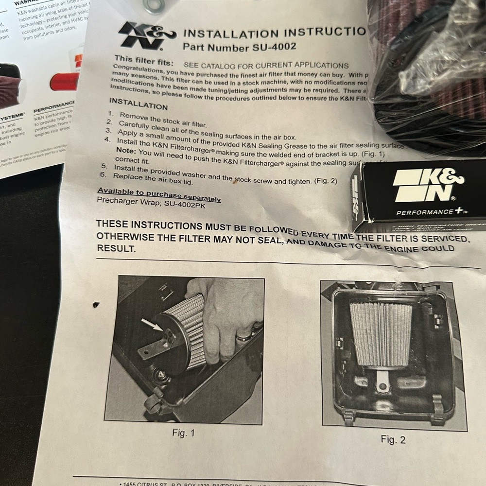 Performance Air Filter - Red - Picture 6 of 10